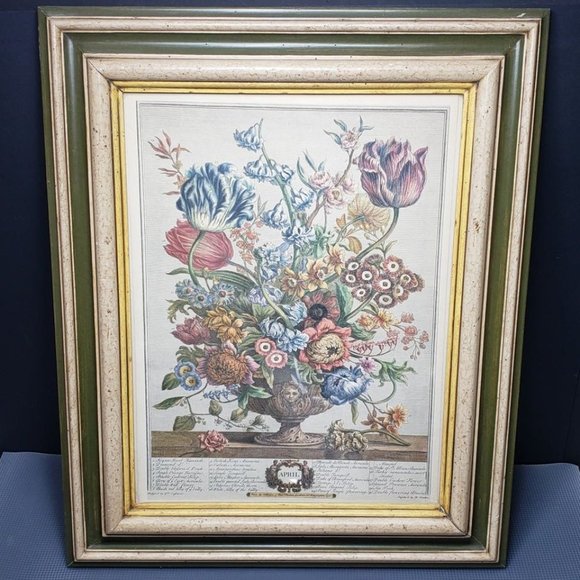 Robert Furber Flowers of April Framed Print (Vintage)